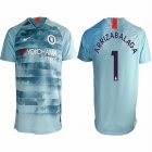 2018-2019 Chelsea thailand version #1 ARRIZABALAGA skyblue soccer jersey away