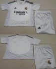 2024-2025 Real Madrid club white kid soccer jerseys home