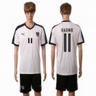 2016 Austria Team HARNIK #11 white soccer jersey away