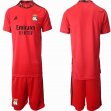2020-2021 Olympique Lyonnais red goalkeeper soccer jerseys