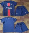 2024-2025 Paris Saint-Germain club blue kid soccer jerseys home