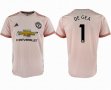 2018-2019 Manchester United Club #1 DE GEA thailand version pink soccer jersey