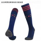 2022 Ajax club blue kid soccer socks away