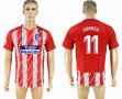 2017-2018 Atletico Madrid #11 CORREA thailand version red white soccer jersey home