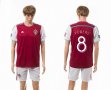 2014-2015 Colorado Rapids club POWERS #8 soccer jersey red white home