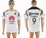 2017-2018 America club #9 R.JIMENEZ thailand version white soccer jersey away