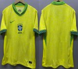 2023-2024 Brazil team Thailand version yellow soccer jerseys home-QQ