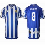 2020-2021 Real Sociedad thailand version #8 MERINO blue white soccer jersey home