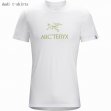 Personalized Custom white mens Dadi t-shirts with ARC TERYX logo