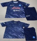 2023-2024 Napoli club blue kid soccer jerseys away