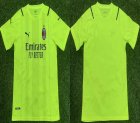 2021-2022 AC Milan club thailand version yellow soccer jersey