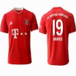 2020-2021 Bayern Munich club thailand version #19 DAVIES red soccer jerseys home