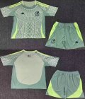 2024-2025 Mexico Team gray kid soccer jerseys away