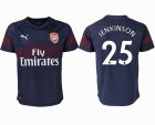 2018-2019 Arsenal thailand version #25 JENKINSON blue soccer jersey away