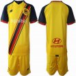 2021-2022 Rome club yellow soccer jerseys second away