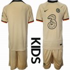 2022-2023 Chelsea club beige kid soccer jerseys second away