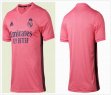 2020-2021 Real Madrid Thailand version pink soccer uniforms away