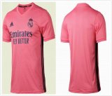 2020-2021 Real Madrid Thailand version pink soccer uniforms away