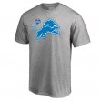 Professional customized Detroit Lions T-Shirts gray