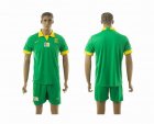 2014-2015 South Africa national team green soccer uniforms away