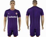 2017-2018 Fiorentina club purple soccer jersey home