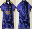 2023-2024 Real Madrid club thailand version purple soccer jersey -GD