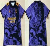 2023-2024 Real Madrid club thailand version purple soccer jersey -GD