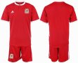 2018-2019 Welsh team red soccer jersey home