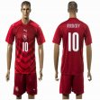 2016 Czech Republic team ROSICKY #10 red soccer jersey home