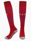 2024 France team red kid soccer Sock home