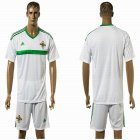 2016 Northern Ireland team white soccer jerseys away