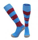 2023-2024 Barcelona Club skyblue red soccer socks away