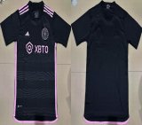 2023-2024 Club Internacional de Fútbol Miami thailand version black soccer jerseys away