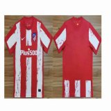 2021-2022 Atletico Madrid club thailand version red white soccer jersey home