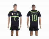 2014 Spain world cup FABREGAS 10 black soccer uniforms away