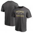 Professional customized Baltimore Ravens T-Shirts gray