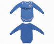 2017-2018 Manchester city blue long sleeve baby clothes home