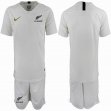 2018-2019 New Zealand team white soccer jersey home