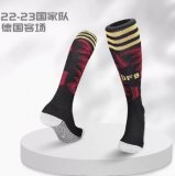 2022 Germany Team black red soccer socks away