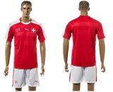 2015-2016 Switzerland national team jerseys red home