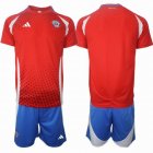 2024-2025 Chile team red blue soccer jerseys home