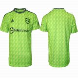 2022-2023 Manchester United club Thailand version green soccer jerseys away