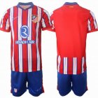 2024-2025 Atletico Madrid club red blue soccer jerseys home