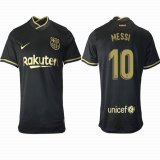 2020-2021 Barcelona club thailand version #10 MESSI black soccer jerseys away