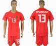 2018 World Cup Spain #13 ARRIZABALAGA red goalkeeper soccer jersey