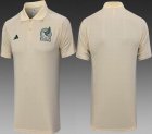 2023-2024 Mexico team beige polo soccer shirts C1029