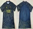 2023 Paris Saint-Germain club thailand version black soccer jerseys Third away