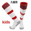 2022 Arsenal Football Club white red kid soccer socks