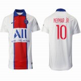 2020-2021 Paris Saint-Germain club #10 NEYMAR JR thailand version white soccer jersey away