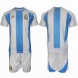 2024-2025 Argentina Team white skyblue soccer jerseys home